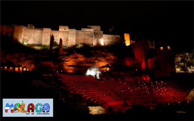Vía Crucis en el Teatro Romano de Málaga